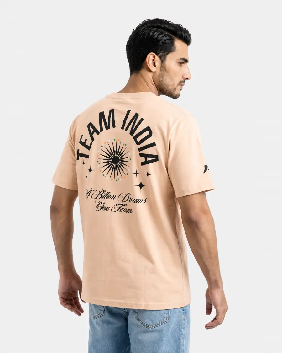 Team India Billion Dreams T-Shirt — Beige