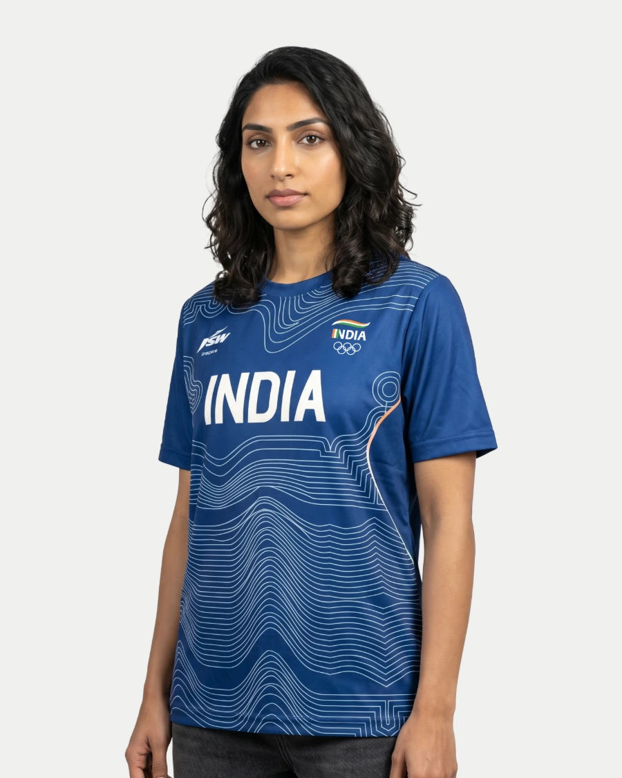 Team India Fan Jersey — Navy Blue
