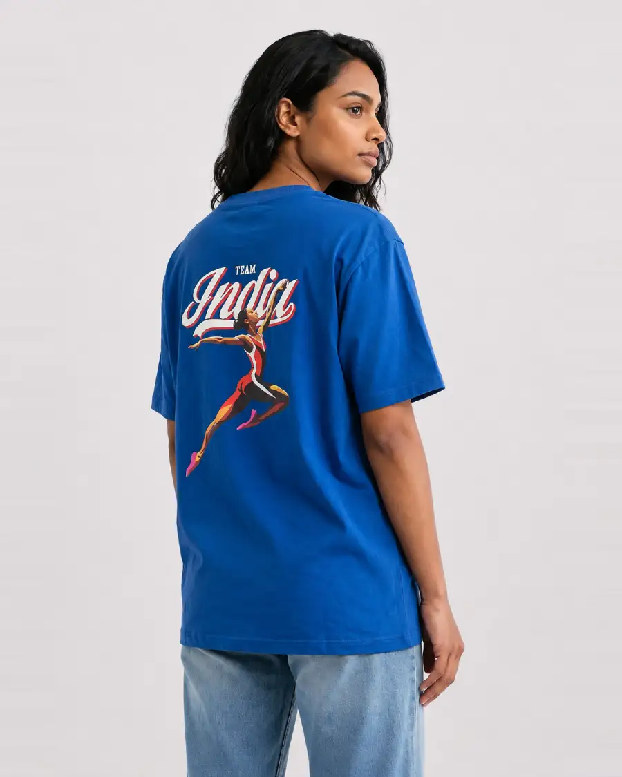 Team India Gymnastics T-Shirt — Blue