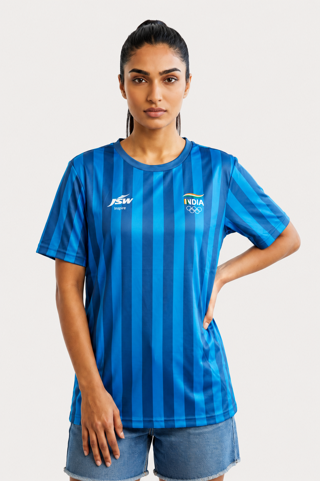 Team India Heritage Jersey — Blue