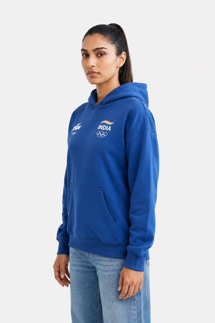 Official Team India 2026 Hoodie — Royal Blue
