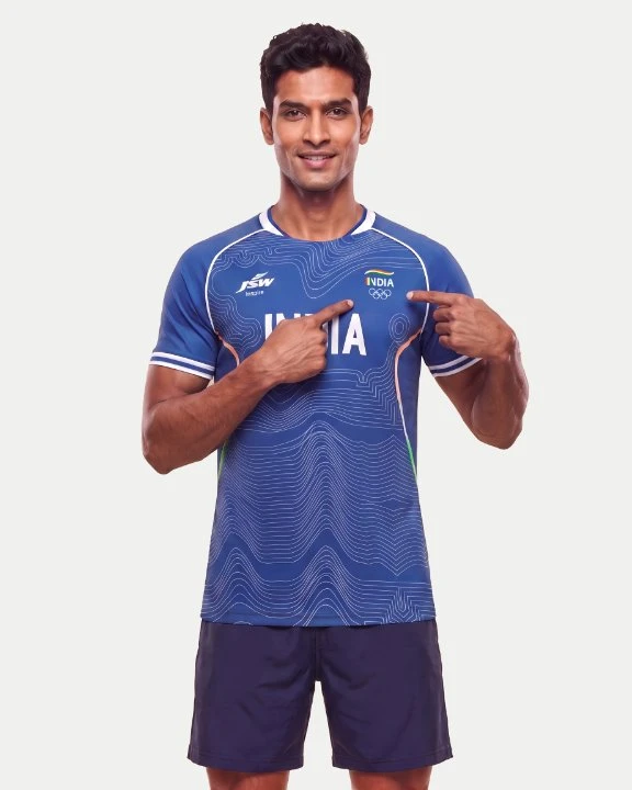 Official Team India 2026 Travel Jersey — Navy Blue