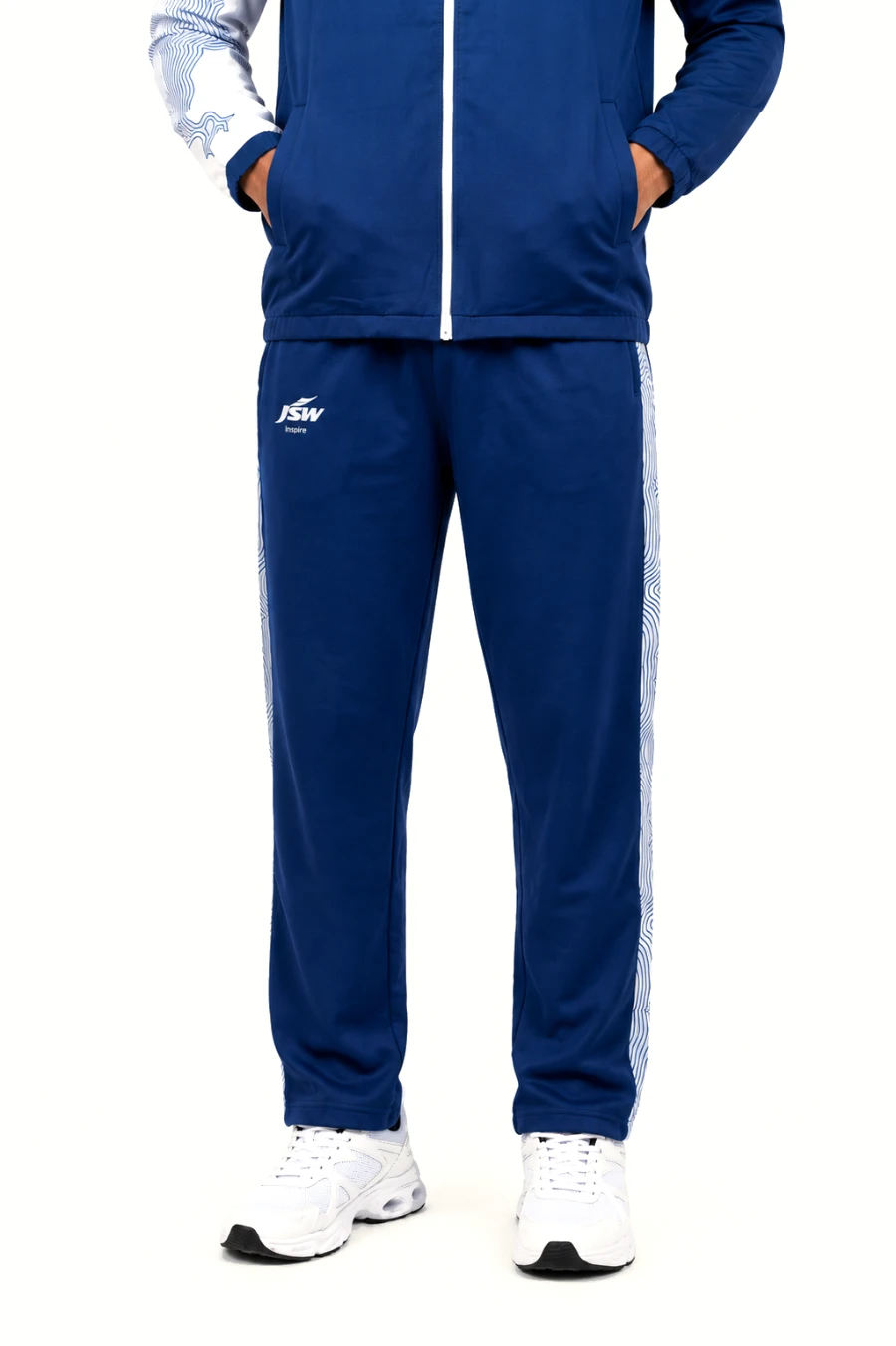Official Team India 2026 Track Pant — Navy Blue