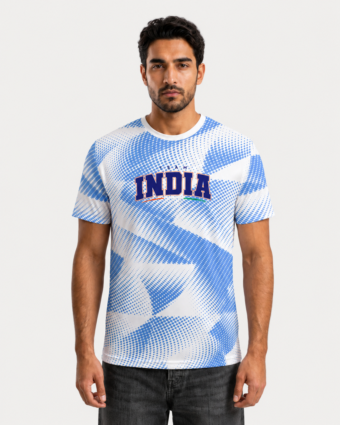 Official Team India White Stadium Jersey — White